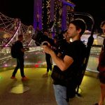 Director of photography with Arri camera for Armani brand campaign video
